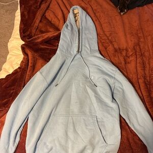 Champion Men's Sky Blue Pullover Hoodie